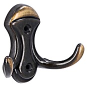 Siro Garderobna kuka  (D x Š x V: 84 x 67 x 33 mm, Broj kuka: 2 Kom., Smeđa, Čelik) | BAUHAUS
