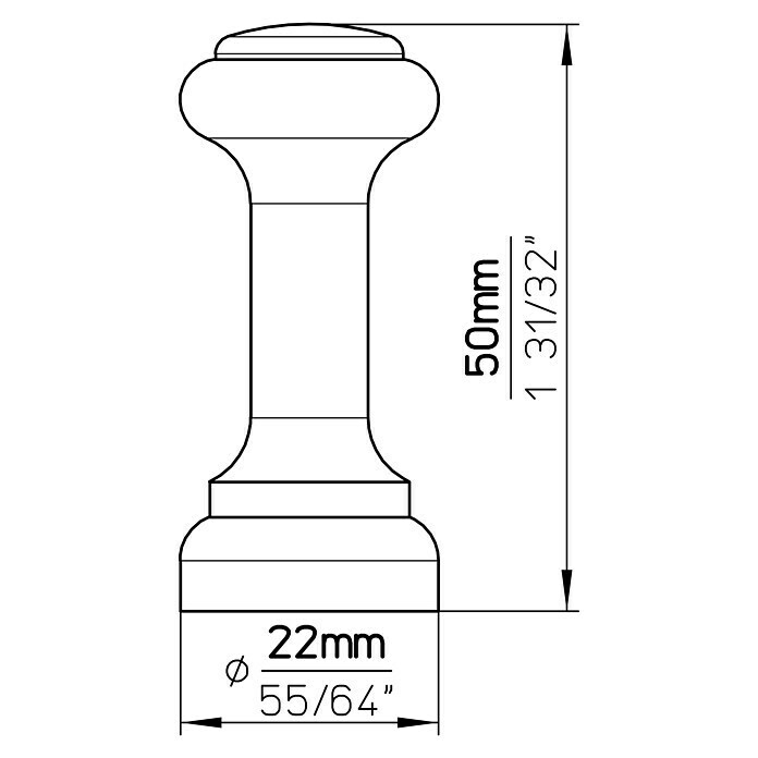 HAKEN S154-50HZ16   FICHTE ROH