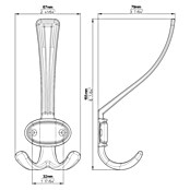 HAKEN 1096/ZN1      GLZD  VERCHROMT