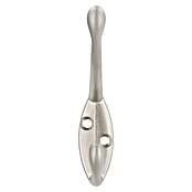 Siro Garderobenhaken (L x B x H: 87 x 18 x 56 mm, Stahl, Oberflächeneigenschaft: Matt, Nickel matt) | BAUHAUS