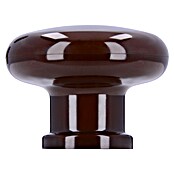 Siro Möbelknopf (Typ Möbelgriff: Knopf, Ø x H: 40 x 31 mm, Kunststoff, Braun) | BAUHAUS