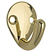 Siro Garderobenhaken (L x B x H: 37 x 27 x 31 mm, Gold, Stahl) | BAUHAUS