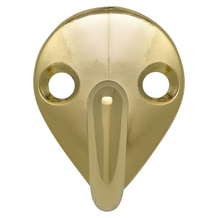 Siro Garderobenhaken (L x B x H: 37 x 27 x 31 mm, Gold, Stahl) | BAUHAUS