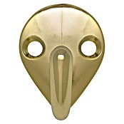 Siro Garderobenhaken (L x B x H: 37 x 27 x 31 mm, Gold, Stahl) | BAUHAUS