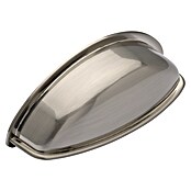 Siro Muschelgriff (L x B x H: 78 x 29 x 23 mm, Silber, Stahl) | BAUHAUS