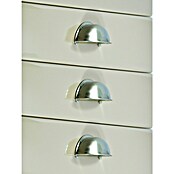 Siro Muschelgriff (L x B x H: 78 x 29 x 23 mm, Silber, Stahl) | BAUHAUS