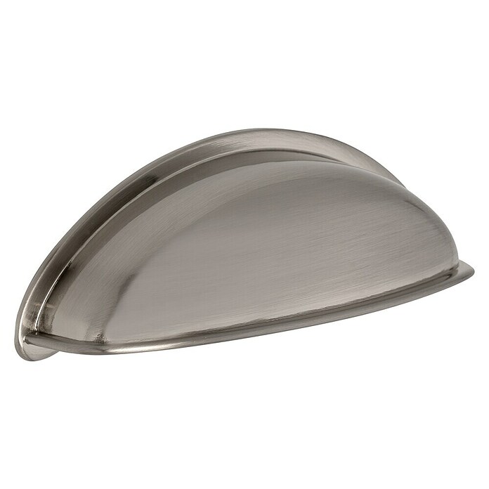 Siro Muschelgriff (L x B x H: 78 x 29 x 23 mm, Silber, Stahl) | BAUHAUS