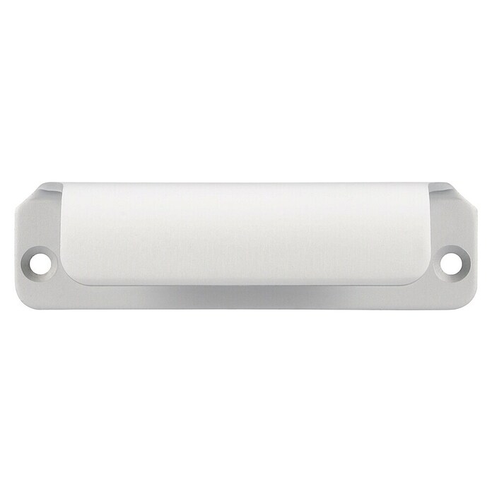 Siro Muschelgriff (90 x 25 x 27 mm, Silber, Aluminium) | BAUHAUS