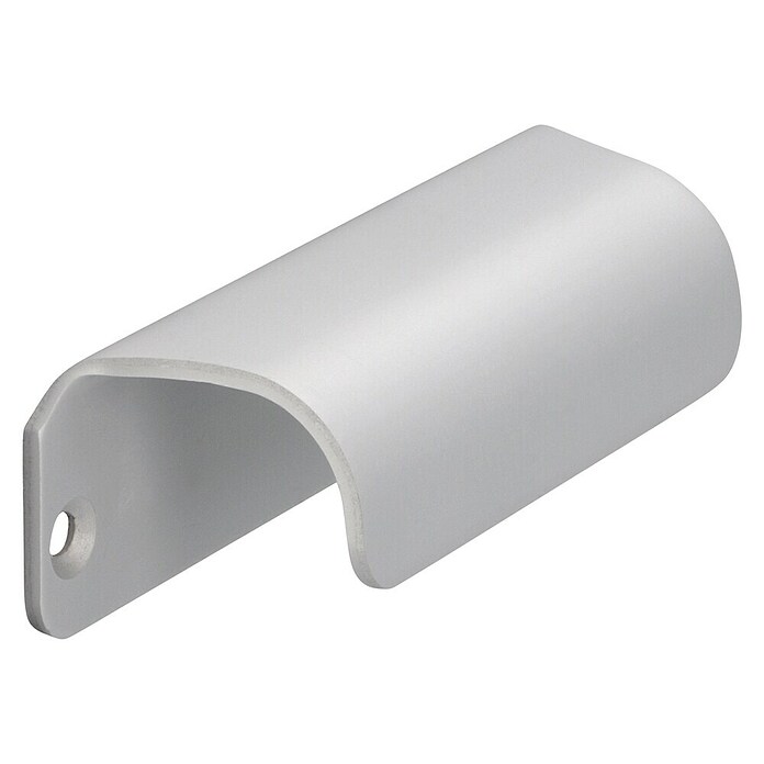 Siro Muschelgriff (90 x 25 x 27 mm, Silber, Aluminium) | BAUHAUS