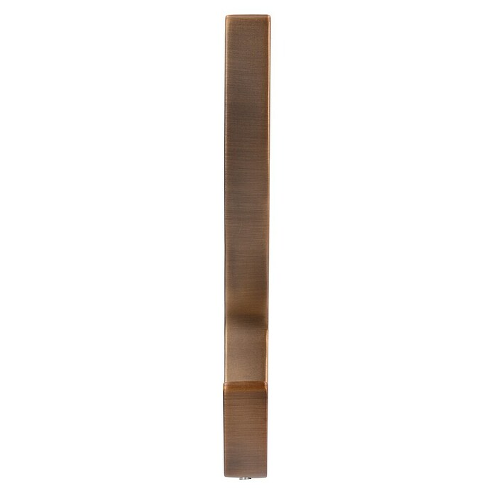 Siro Garderobenhaken 2432 (L x B x H: 150 x 15 x 71 mm, Anzahl Haken: 1 Stk., Braun, Stahl) | BAUHAUS