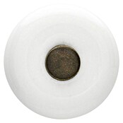 Siro Gumb za pohištvo  (Vrsta pohištvenega ročaja: Gumb, Ø x V: 31 x 30 mm, Porcelan, Bela/Rjava) | 1150 - Möbelknöpfe und Griffe | AAEB - Möbelbeschläge | AAE - Beschläge | AA - Eisenwaren | A - Eisenwaren | BAUHAUS