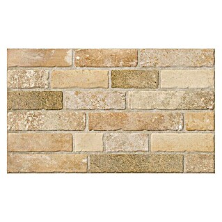 Revestimiento de pared Brickwork (55 x 33 cm, Beige, Mate)