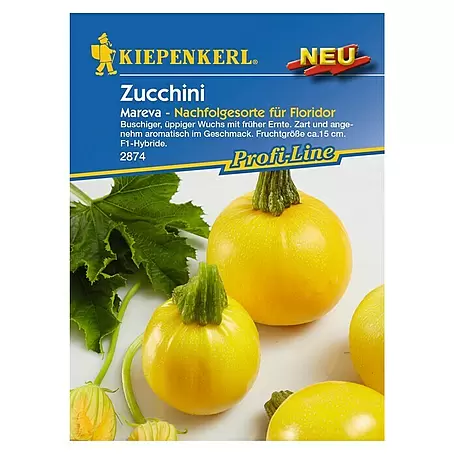 Kiepenkerl Profi-Line Gemüsesamen Zucchini Mareva F1