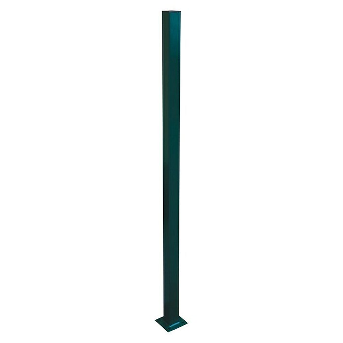 Reta Stup za ograde M s bazom  (Visina: 203 cm, Zelena, Metal) | BAUHAUS