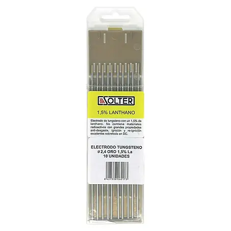 Solter  Electrodos de tungsteno