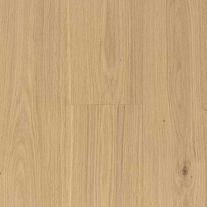 Parador Parkett Basic 11.5 - Eiche gebürstet weiß Naturöl, Landhausdiele, 2.200 x 185 x 11,5 mm - Helle Eichenholz-Bodenpaneele mit natürlicher Maserung und kleinen Ästen.