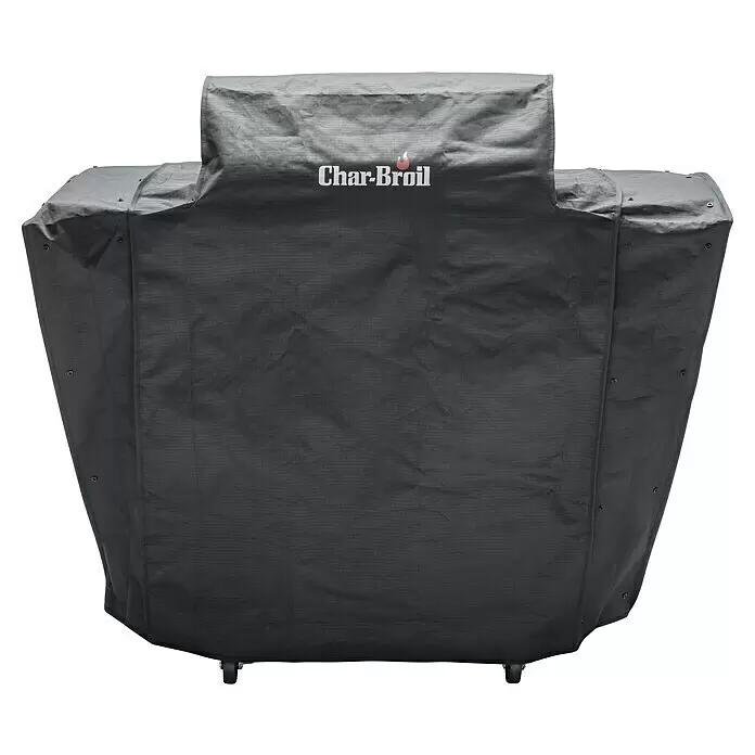 Char-Broil Grill-Schutzhülle - Passend für: Char-Broil Elektrogrill Smart E, Polyester - Dunkelgraue Char-Broil Grillabdeckung aus strukturiertem Stoff, geformt für einen Grill.