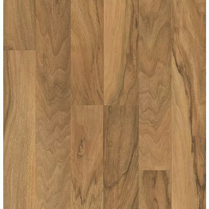 Parador Laminat Basic 200 - Nussbaum, Schiffsboden, 1.285 x 194 x 7 mm - Heller Holzfußboden mit natürlicher Maserung, aus Dielen gefertigt.