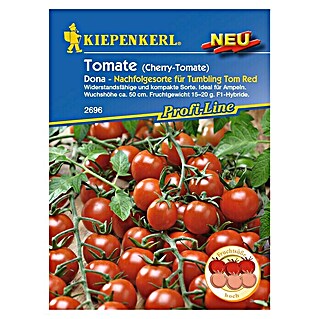 Kiepenkerl Profi-Line Gemüsesamen Cherrytomaten Dona F1 (Solanum lycopersicum, Saatzeit: Februar, Erntezeit: Juli)