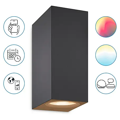 Philips Wiz LED-Außenwandleuchte Up & Down