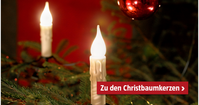 Teaser Christbaumkerzen