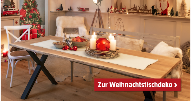 Weihnachtstischdekoration