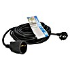 Voltomat Verlängerungskabel (Schwarz, 10 m)