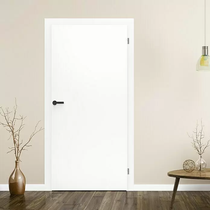 Diamond Doors Zimmertürgarnitur Moderna Smart2lock - Stärke Tür: 38 mm - 45 mm, Edelstahl, L-Form, Graphitschwarz, DIN Anschlag: Rechts, Passend für: Türen ohne Schlüssellochbohrung, Türen mit Schlüssellochbohrung benötigen zusätzlich eine Blindrosette - Stimmungsaufnahme