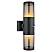 Globo Xeloo Sensor-Außenleuchte (60 W, L x B x H: 10,2 x 10,2 x 42 cm, Schwarz, IP44, Bewegungsmelder) | BAUHAUS