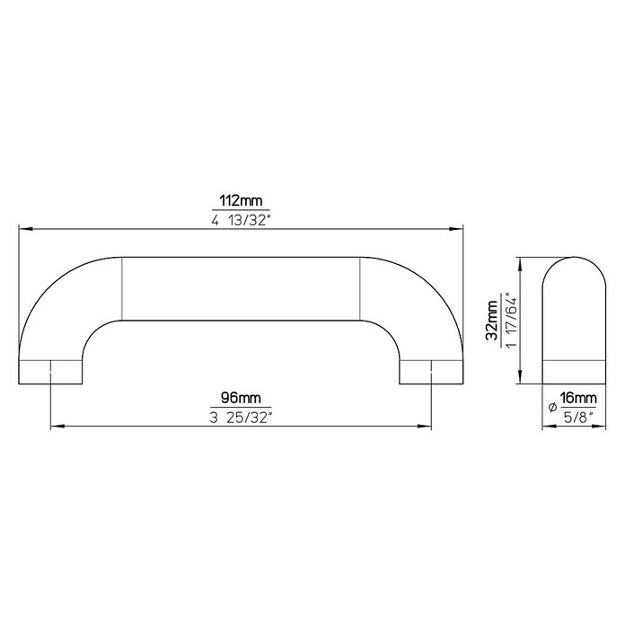GRIFF S50-112HZ6    KIEFER NAT. LACKIERT