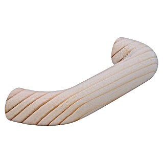 Siro Pohištveni ročaj (Vrsta pohištvenega ročaja: Obešalnik, Do x Š x V: 112 x 16 x 32 mm, Les, Rjava)
