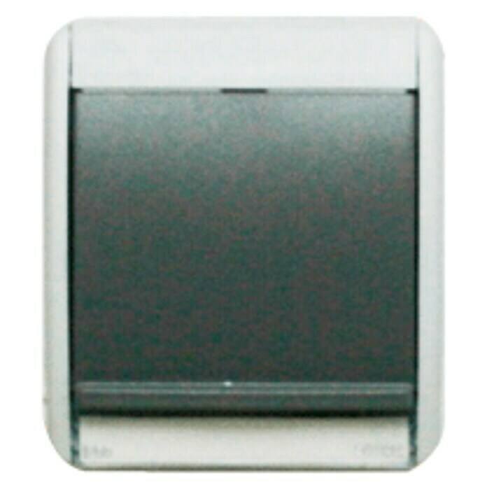 Simon 44 Aqua Conmutador para estancias con humedad (Gris, Montaje en la pared, IP55)