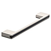 Siro Möbelgriff (Typ Möbelgriff: Bügel, Stahl, Silber/Schwarz) | BAUHAUS