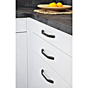 Siro Möbelgriff (Typ Möbelgriff: Bügel, L x B x H: 177 x 15 x 30 mm, Stahl, Schwarz) | BAUHAUS