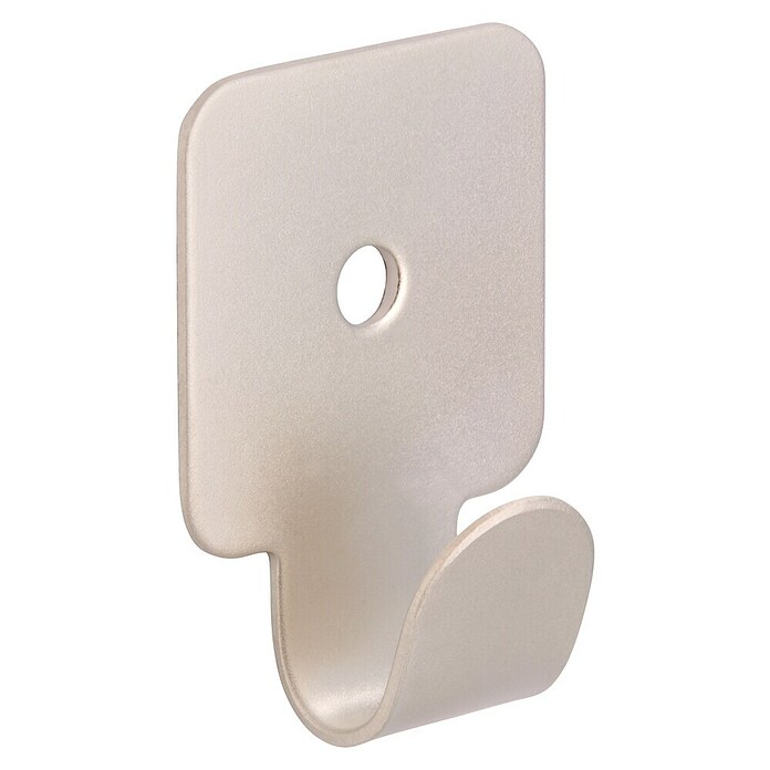 Siro Garderobenhaken (L x B x H: 41 x 30 x 15 mm, Silber) | BAUHAUS