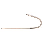 Siro Garderobenhaken (L x B x H: 41 x 30 x 15 mm, Silber) | BAUHAUS