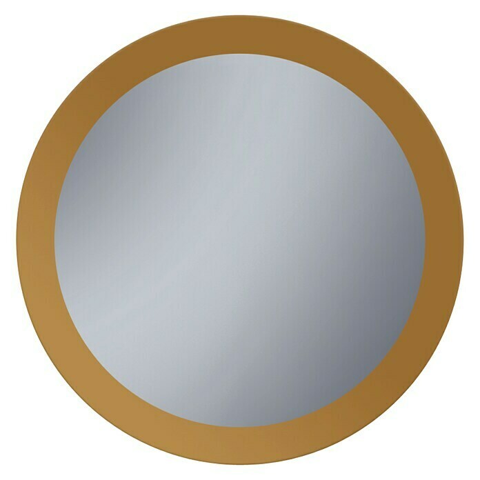 Camargue Espejo redondo Cercle (60 cm, Dorado)