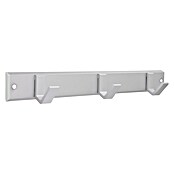 Siro Garderobenleiste (L x B x H: 332 x 44 x 47 mm, Anzahl Haken: 3 Stk., Silber, Aluminium) | BAUHAUS