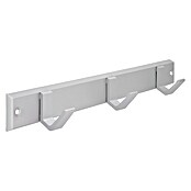 Siro Garderobenleiste (L x B x H: 332 x 44 x 47 mm, Anzahl Haken: 3 Stk., Silber, Aluminium) | BAUHAUS