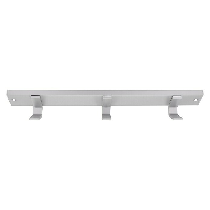 Siro Garderobenleiste (L x B x H: 332 x 44 x 47 mm, Anzahl Haken: 3 Stk., Silber, Aluminium) | BAUHAUS