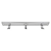 Siro Garderobenleiste (L x B x H: 332 x 44 x 47 mm, Anzahl Haken: 3 Stk., Silber, Aluminium) | BAUHAUS