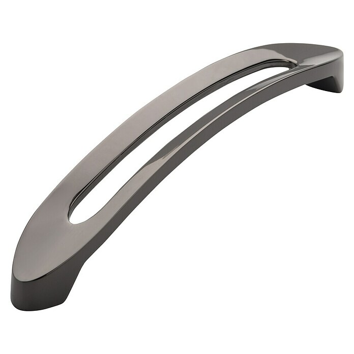 Siro Möbelgriff (Typ Möbelgriff: Bügel, L x B x H: 180 x 25 x 29 mm, Stahl, Schwarz) | BAUHAUS