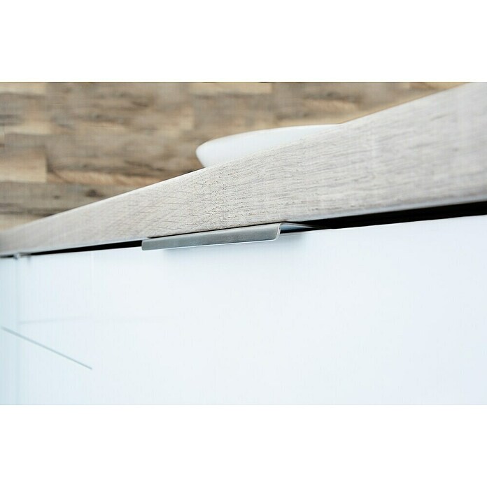 Siro Möbelgriff (Typ Möbelgriff: Bügel, L x B x H: 192 x 40 x 20 mm, Stahl, Silber) | BAUHAUS