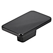 Siro Möbelknopf (Typ Möbelgriff: Knopf, 58 x 33 x 22 mm, Stahl, Schwarz) | BAUHAUS