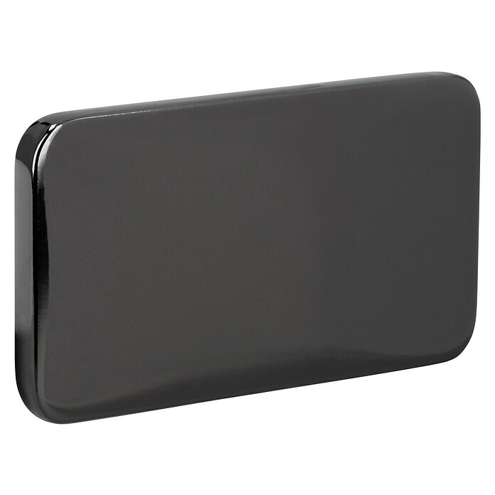Siro Möbelknopf (Typ Möbelgriff: Knopf, 58 x 33 x 22 mm, Stahl, Schwarz) | BAUHAUS
