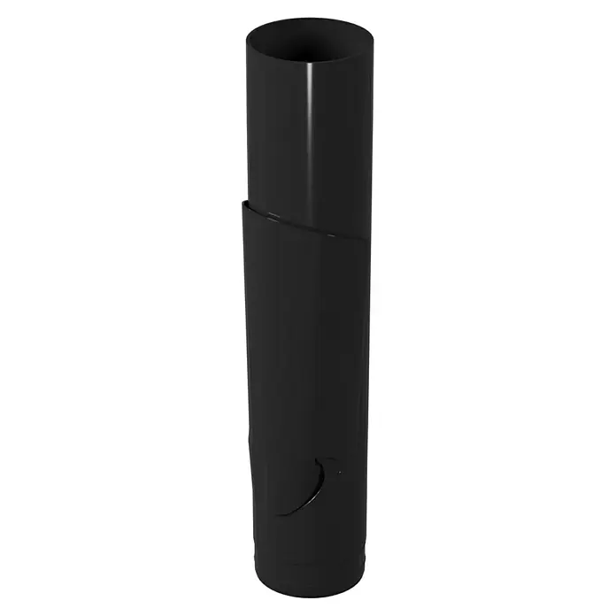 Marley Regenfallrohrklappe - Nennweite: 75 mm, Kunststoff, Anthrazit-Metallic - Elegantes schwarzes Gefäß mit modernem Design, das jedem Raum eine stilvolle Note verleiht. Perfekt für Dekoration oder als Vase.