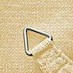 Windhager Sonnensegel Capri (L x B: 5 x 5 m, Champagner, Dreieckig) | BAUHAUS