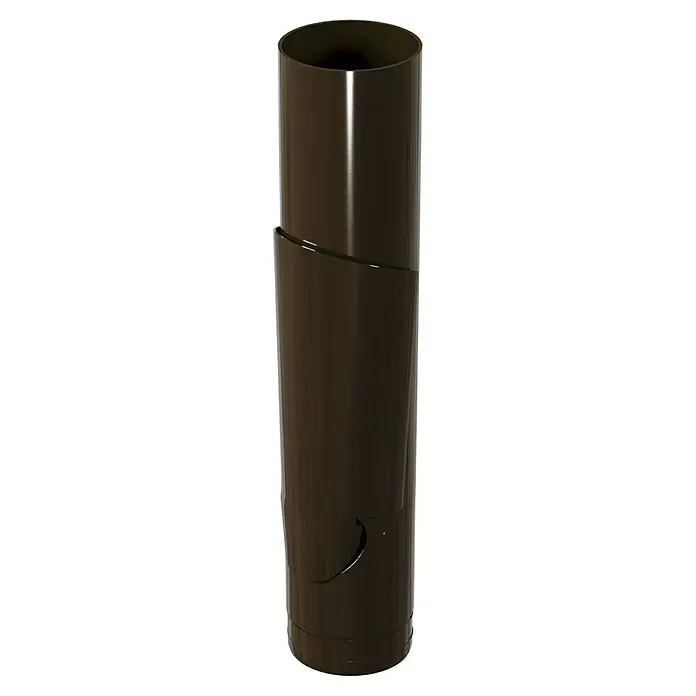 Marley Regenfallrohrklappe - Nennweite: 75 mm, Kunststoff, Braun - Elegante, spiralförmige Vase in dunklem Braun. Die Vase ist modern designt und ein echter Hingucker für jeden Raum.