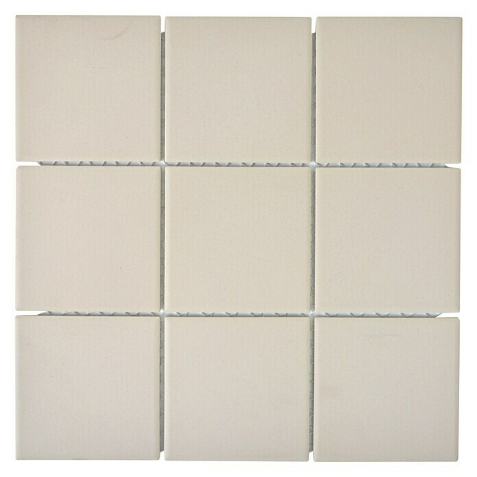Mosaikfliese Quadrat Uni CU 942 (29,8 x 29,8 cm, Hellgrau, Matt)