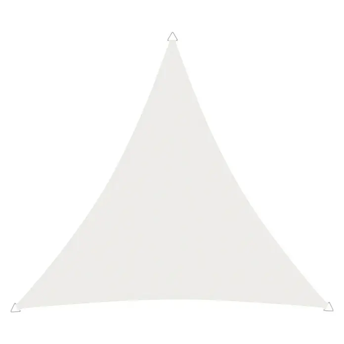 Windhager Sonnensegel Cannes - L x B: 5 x 5 m, Weiß, Dreieckig - Dreieckiges Sonnensegel, ideal für den Garten oder die Terrasse. Es bietet Schatten und Schutz vor der Sonne mit stabilem Material und einfacher Montage.
